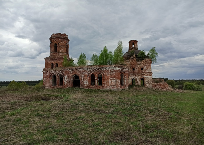 Тихвино-Богородицкая церковь (разрушенная). Photo 1
