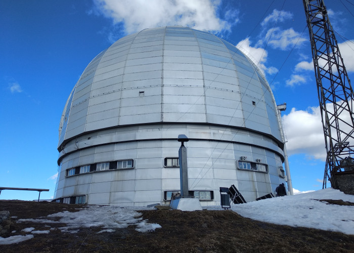 Телескоп БТА Специальной Астрофизической Обсерватории. Фото 2