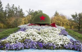 Memorial Soldier's Helmet (Orenburg)