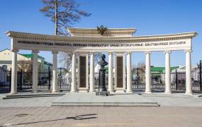 Bust of the founder of the Orenburg region Neplyuev