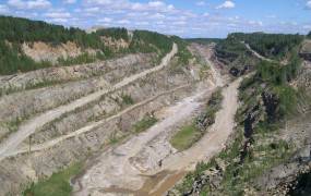 Taiginsky graphite quarry
