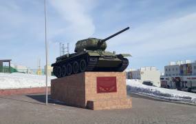 Monument to the T-34-85 tank (Samara)