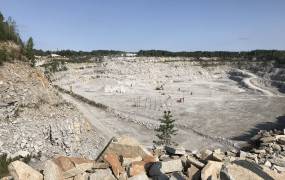 Shartash granite quarry