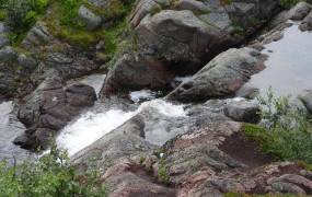 Teribersky waterfall