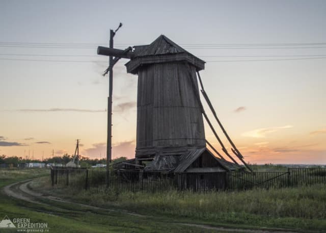 Деревянная мельница (Бариновка). Фотография 1