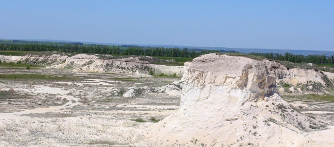 Покровские меловые горы (Оренбург)