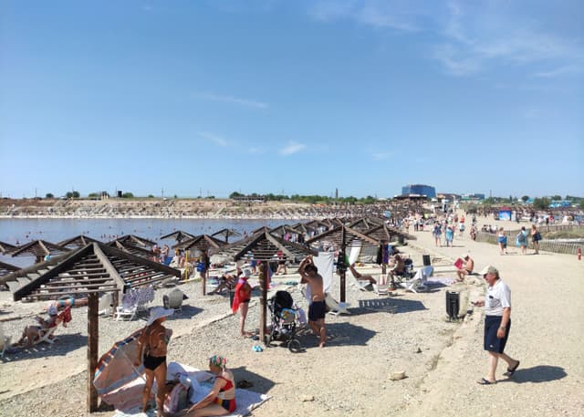 Соленое озеро Развал. Фотография 4