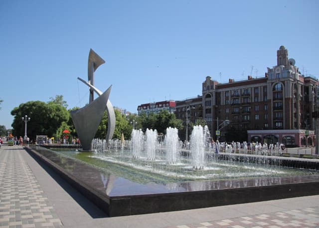 Фонтан «Парус» (Самара). Фотография 1