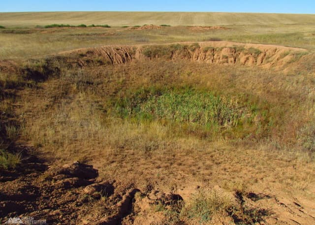 Бомбовый полигон (Астрахановка). Фотография 3