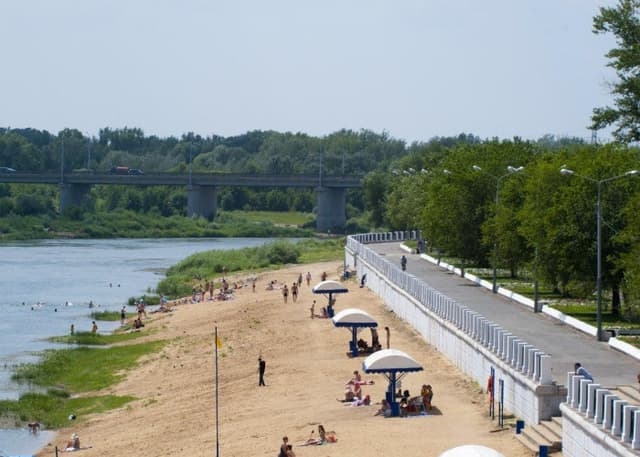 Оренбургский городской пляж. Фотография 2