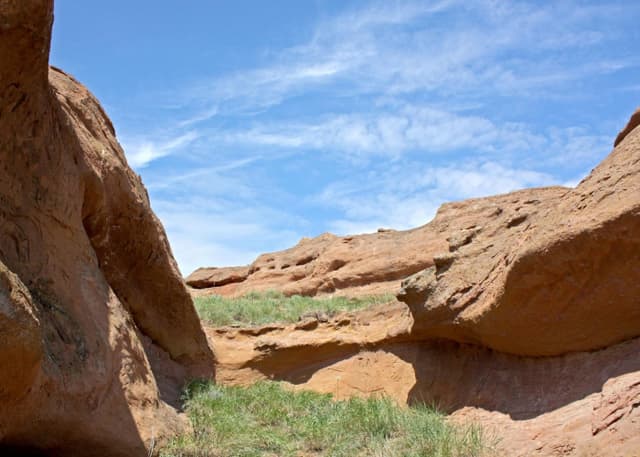 Самангульские красные камни. Фотография 1