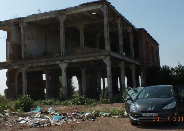 Заброшенный мясо-костный цех. Фотография 1