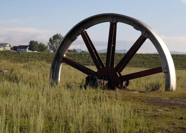 Колесо-маховик прокатного цеха. Фотография 4