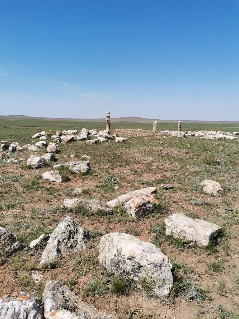 Древнее кладбище Кызаулер (Кайсацкие кулпытасы) — фотография 1