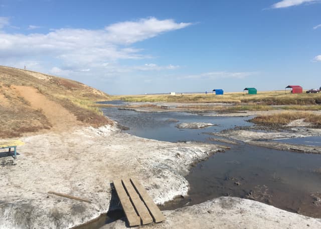 Солёное урочище Тузлукколь (Тузлуккольские грязи). Фотография 22