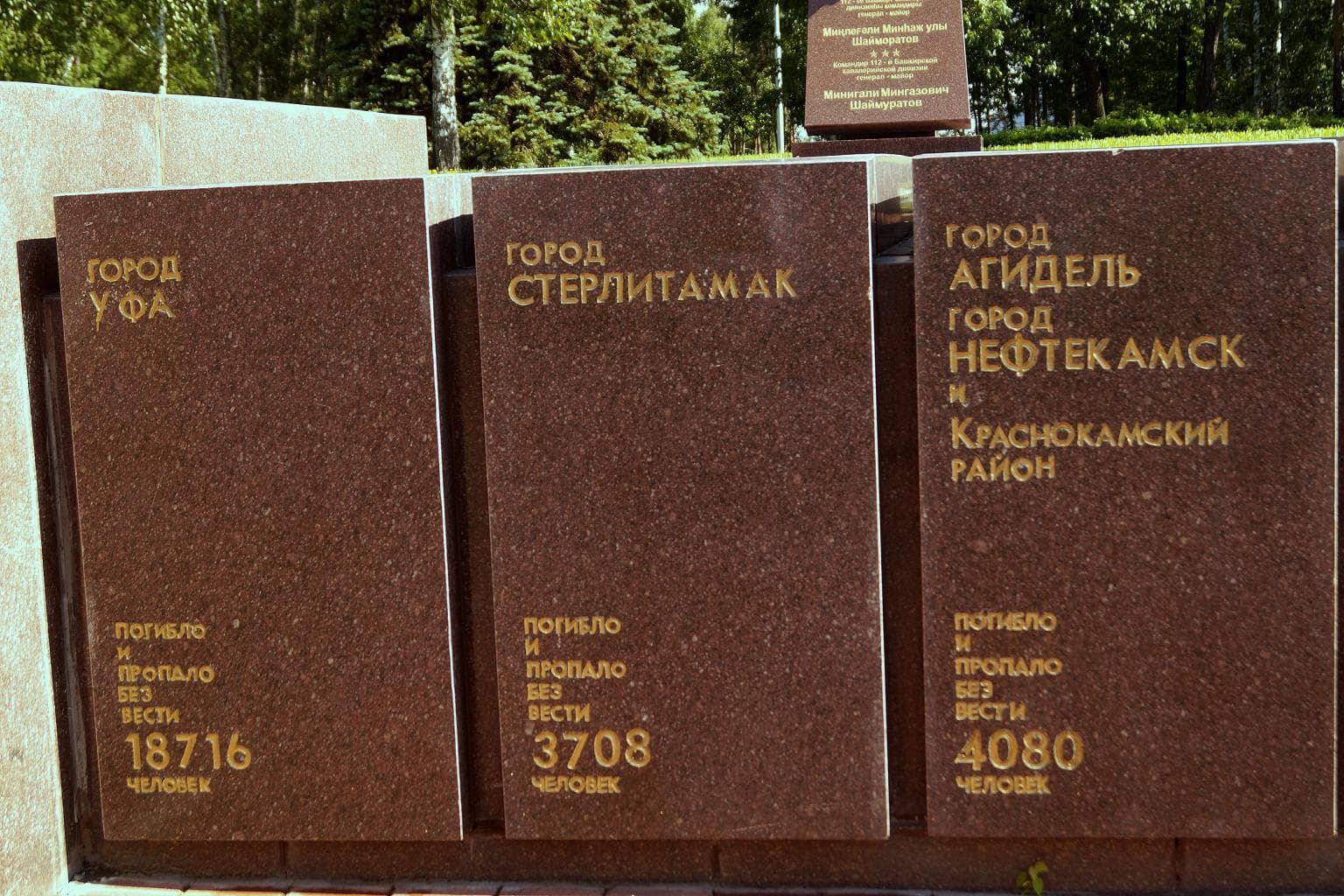 Аллея Героев в Парке Победы (Уфа) — фотография 2