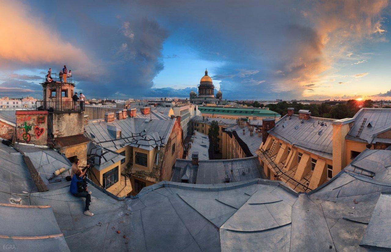 Исторические крыши Питера — фотография 1
