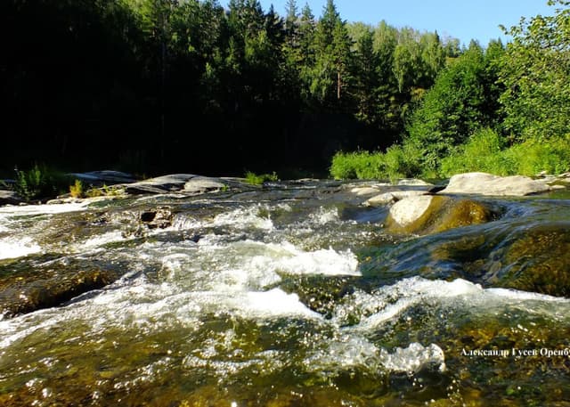 Скала и пороги Яманташ. Фотография 2