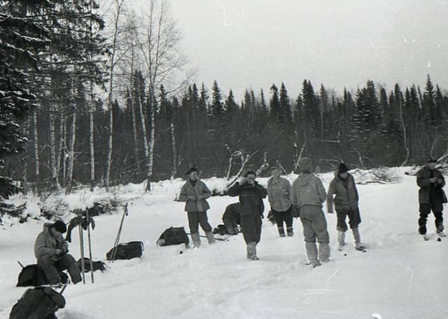 Место гибели группы Дятлова. Фотография 2