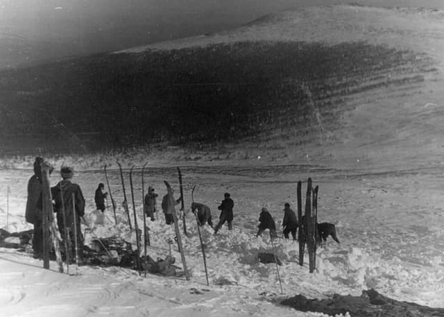 Место гибели группы Дятлова. Фотография 1