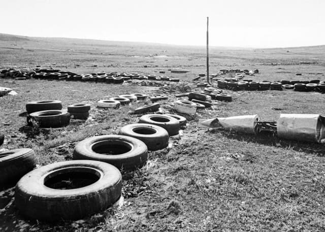 Эпицентр ядерного взрыва на Тоцком полигоне. Фотография 1