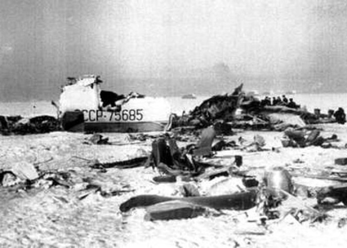 Место катастрофы Ил-18Б (СССР-75685). Фотография 1