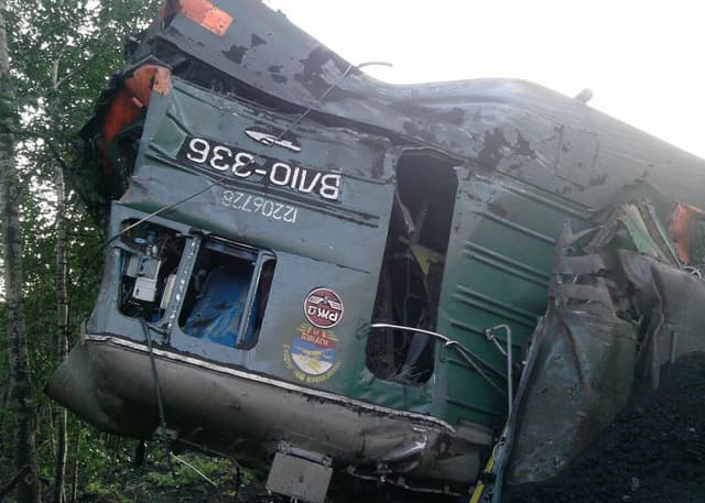 Крушение на перегоне Ерал — Симская. Фотография 23