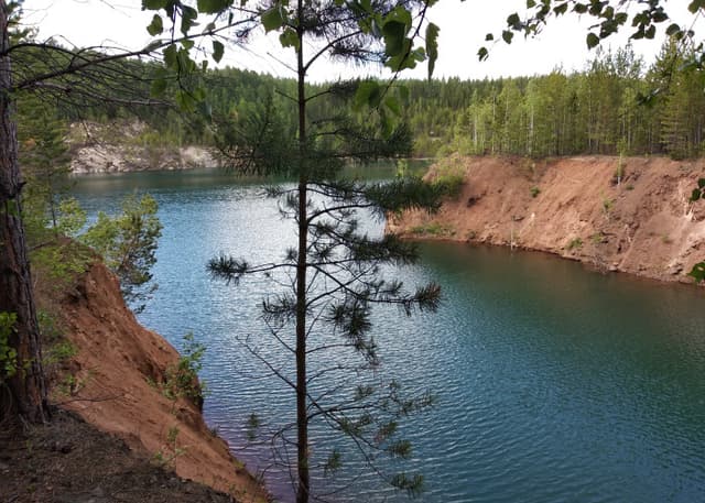 Кварцевый карьер (карьер дайверов). Фотография 2