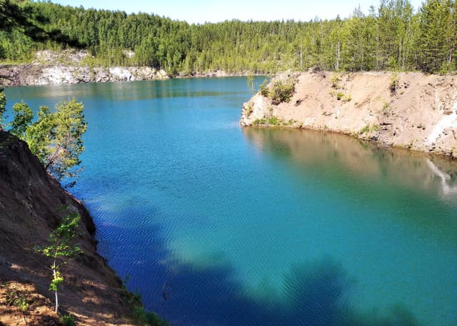 Кварцевый карьер (карьер дайверов). Фотография 1