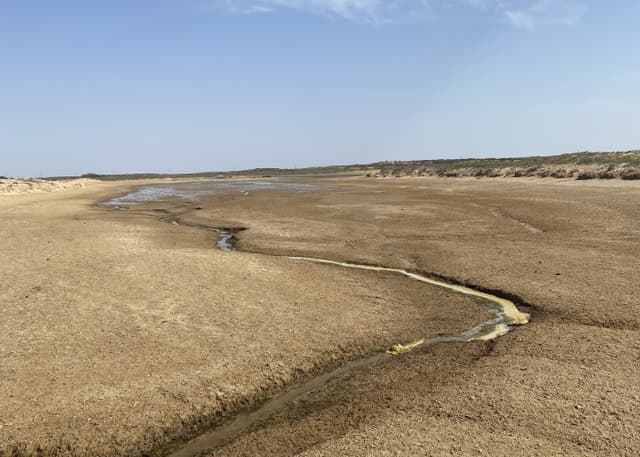 Горящая скважина. Фотография 2