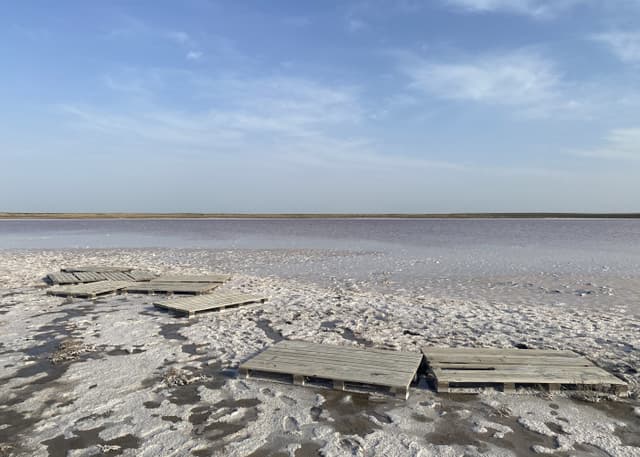 Меклетинское розовое озеро. Фотография 3