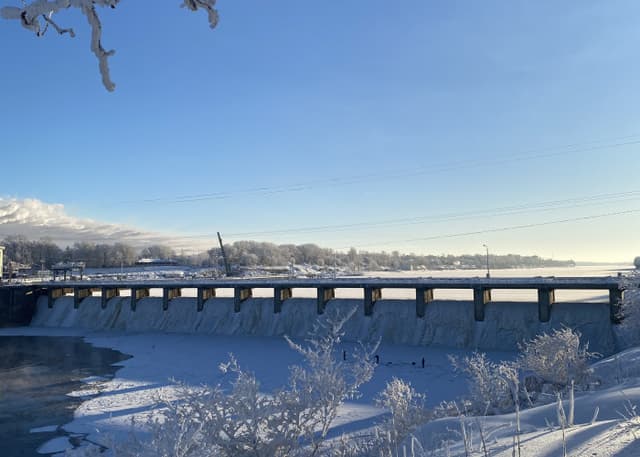 Волховская гэс. Фотография 1