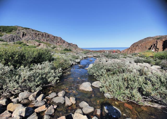 Териберский водопад. Фотография 1