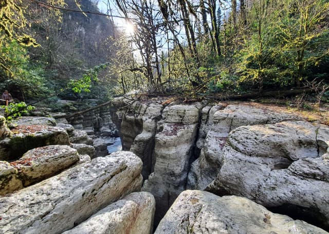 Каньон Белые скалы (Сочи). Фотография 1