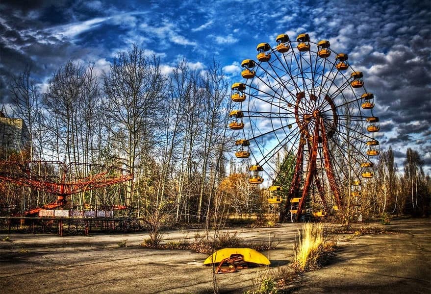 Колесо обозрения в Припяти — фотография 4