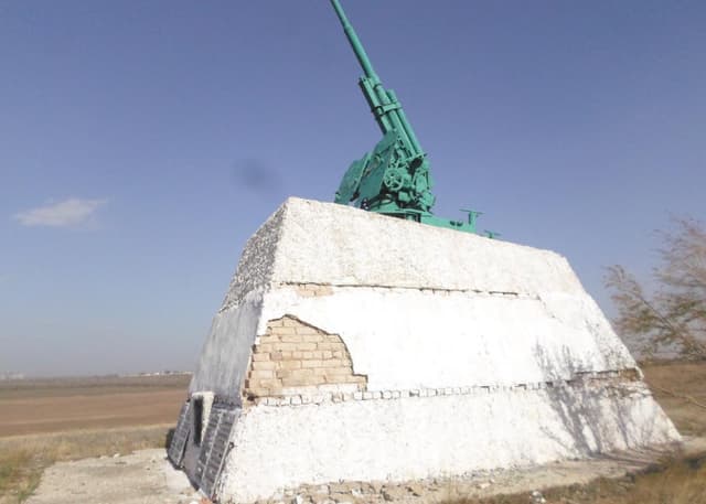 Зенитное орудие ВОВ (Первомайский). Фотография 7