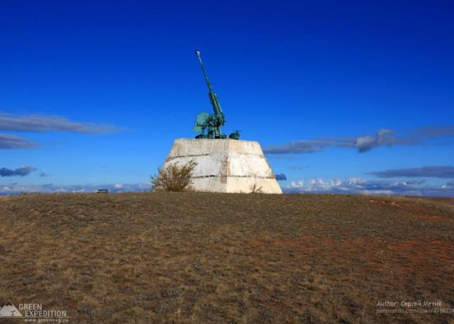 Зенитное орудие ВОВ (Первомайский). Фотография 9