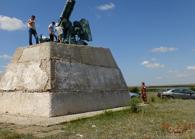 Зенитное орудие ВОВ (Первомайский). Фотография 8