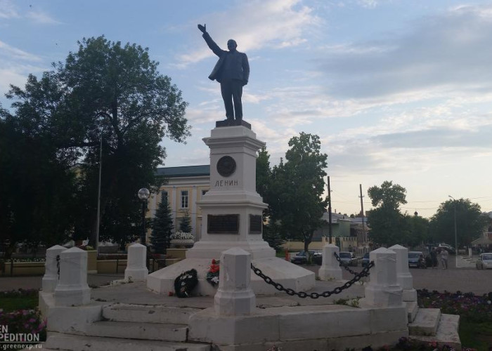 Памятник В.И. Ленину на Ленинской. Фото 1