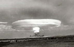 Эпицентр ядерного взрыва на Тоцком полигоне