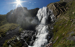 Водопад Терскол